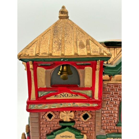 Lemax Village Collection Fire House No 3 Lighted Building 2004 #323095 Working! - Picture 12 of 16